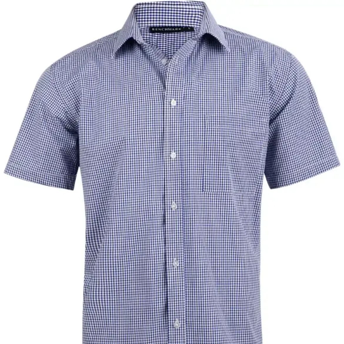 Picture of Winning Spirit, Mens Two Tone Gingham S/S Shirt